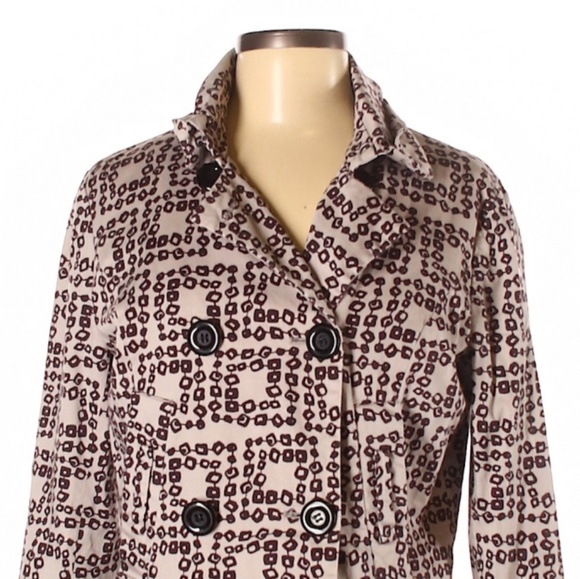 Tan/black pattern double button jacket - Picture 2 of 5